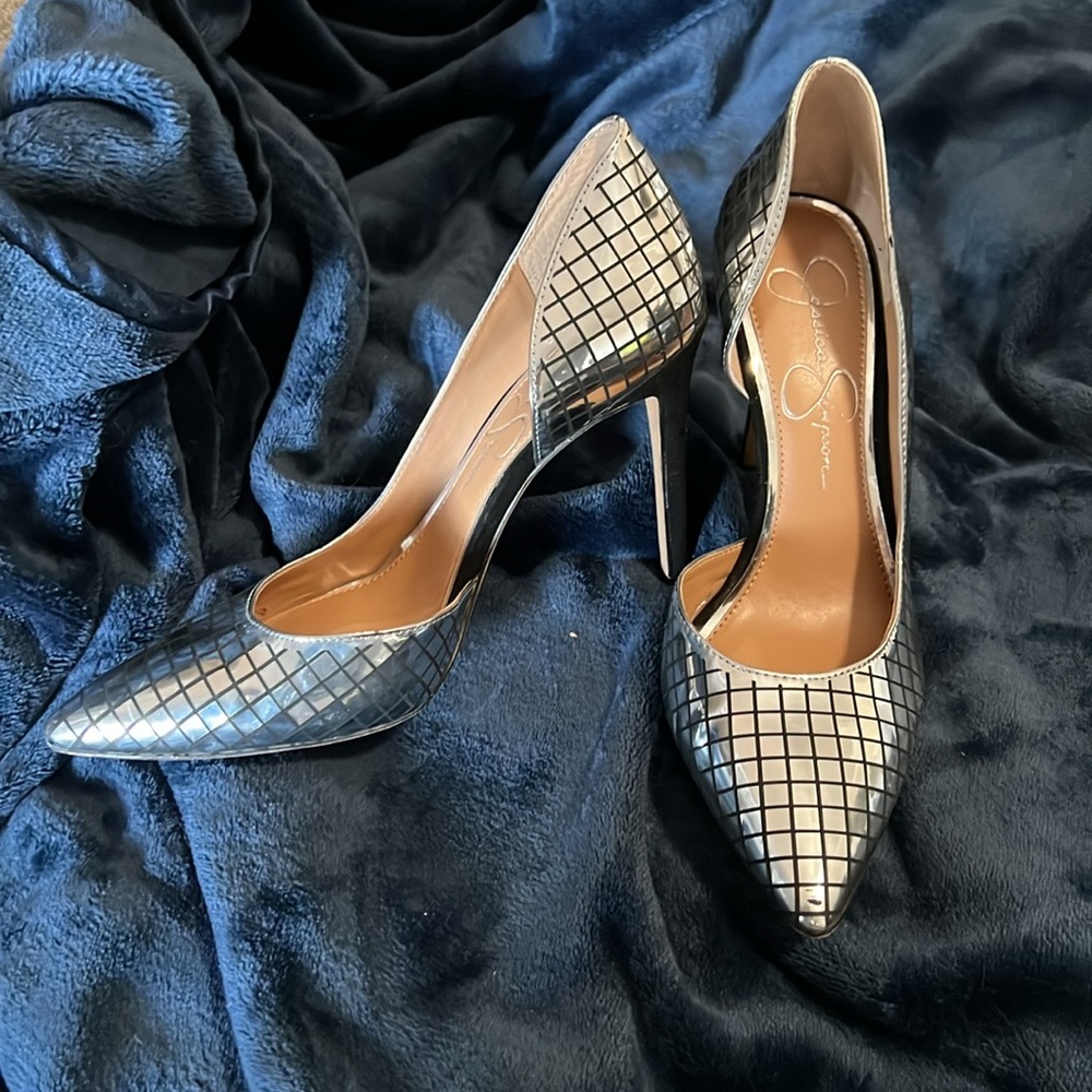 Jessica Simpson Mirrored Heels